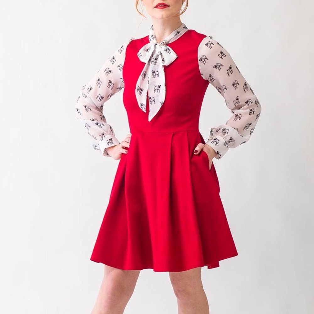 Smak Parlor retro pug dress